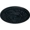 Ekena Millwork Rose Ceiling Medallion (Fits Canopies up to 13 1/2"), Hand-Painted Night Shade, 33 7/8"OD x 2 3/8"P CM33RONSF - alternate 3
